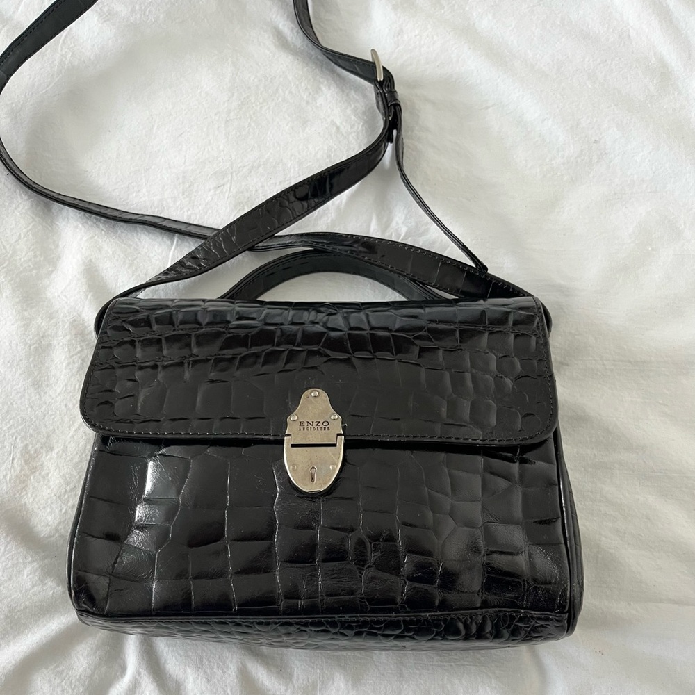 Enzo Anglolini crossbody leather purse - Picture 3 of 12